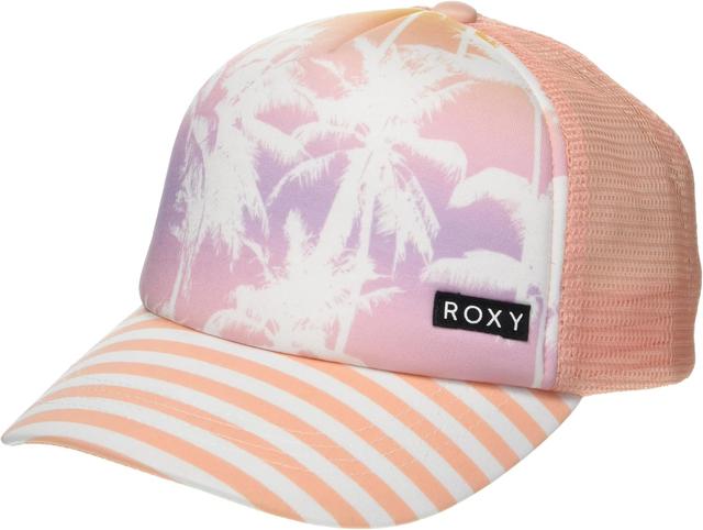 Product image of Roxy Girls' Honey Coconut Trucker Hat - Breathable Mesh Snapback, Curved Visor