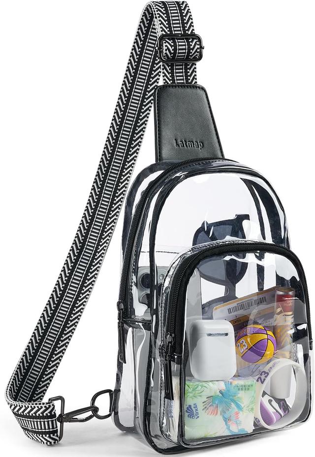 Product image of Clear Bag for Stadium Events, Clear Purse for Women Stadium Crossbody Bag, Transparent Bag for Concerts Sports