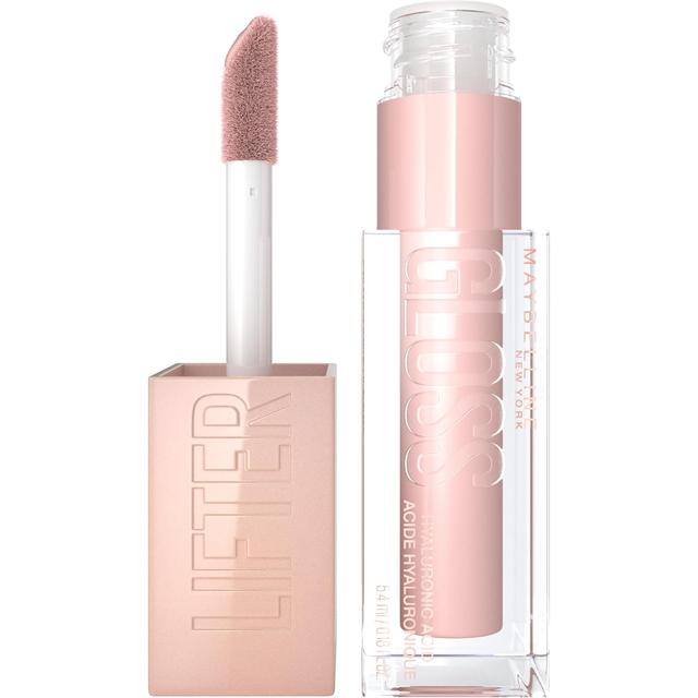 Product image of Maybelline Lifter Gloss, Hydrating Lip Gloss with Hyaluronic Acid, Ice, Pink Neutral, 0.18 Ounce