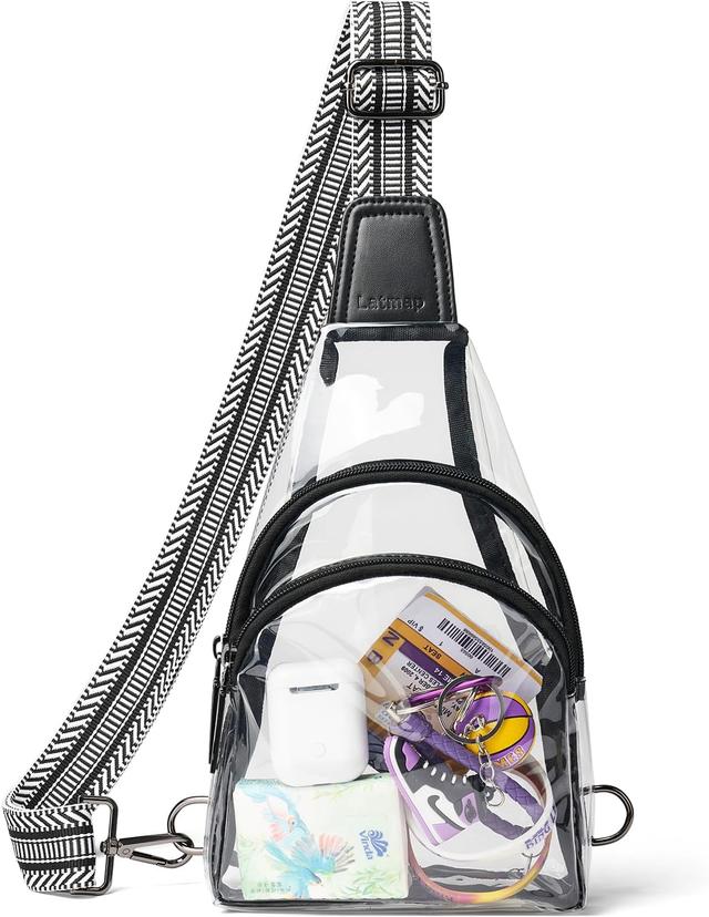 Product image of Clear bags Stadium Approved Crossbody Sling Bag Fanny Pack Backpack Purses for Women Men Belt bag for stadium events