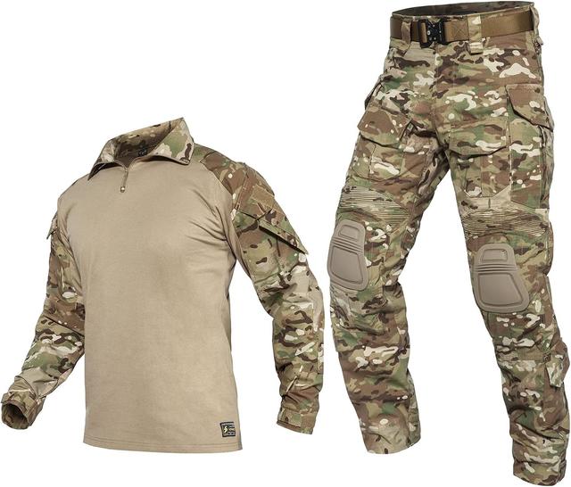 Product image of G3 Combat Suit Military Apparel Set Tactical Camouflage Clothing Hunting Uniform Paintball Gear with Knee Pads for Men