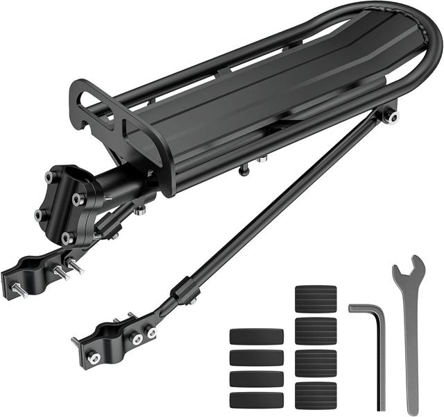 Product image of Bike Rear Rack Retractable Aluminum Alloy Bicycle Cargo Rack Mount