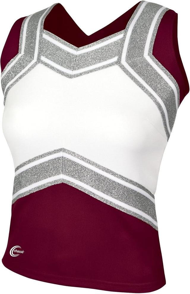 Product image of chassé Girls' Blaze Shell Top - Youth Sized Cheerleading Uniform Shirt