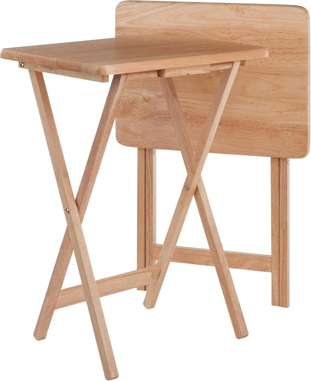 Product image of Winsome Alex 2-pc Set TV Table, Natural, 19.06 x 14.57 x 25.98"