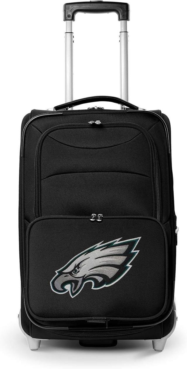 Product image of Denco Philadelphia Eagles 21” Rolling Carry-On Luggage- Travel with NFL Licensed Bag- Great for Airports and Trips
