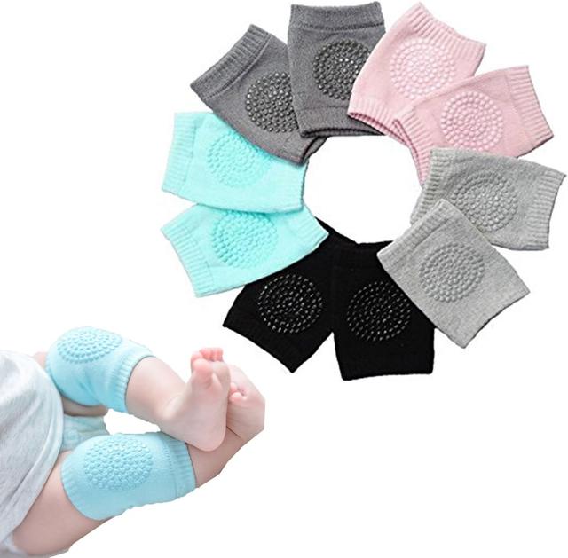Product image of BOSONER Baby Crawling Anti-Slip Knee Pads,Unisex Baby Toddlers Kneepads 5 Pairs