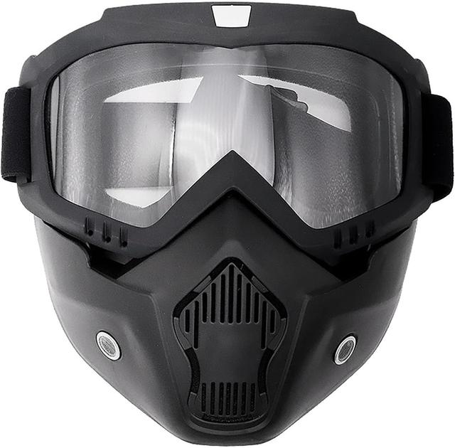 Product image of Paintball Mask Anti-Fog | Airsoft Helmet and Full Face Tactical Mask | Ballistic Goggles for Men | For Skiing, Paintball, Shooting, Cycling, Fishing