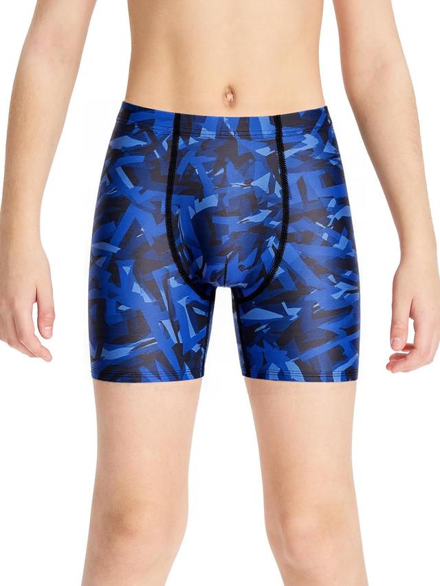 Product image of DEVOROPA Youth Boys Swim Shorts Square Leg Swimsuit Nylon Swimming Boxer Brief UPF 50+