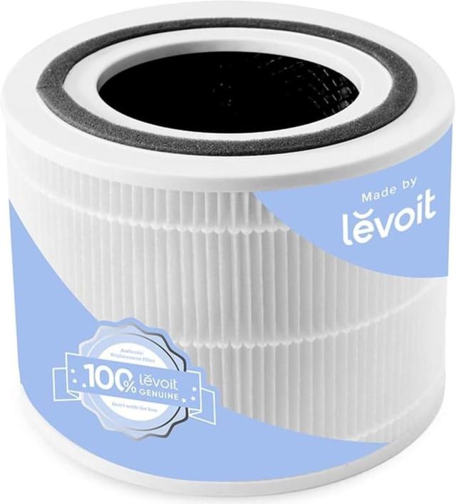 Product image of LEVOIT Genuine Core 300-P Replacement Filter, Core 300-RF Air Purifier Core300S Filters, Supports HEPA Sleep Mode, High-Efficiency Activated Carbon for Removal of Smoke, Odor, Allergens, Pollen,1 Pack