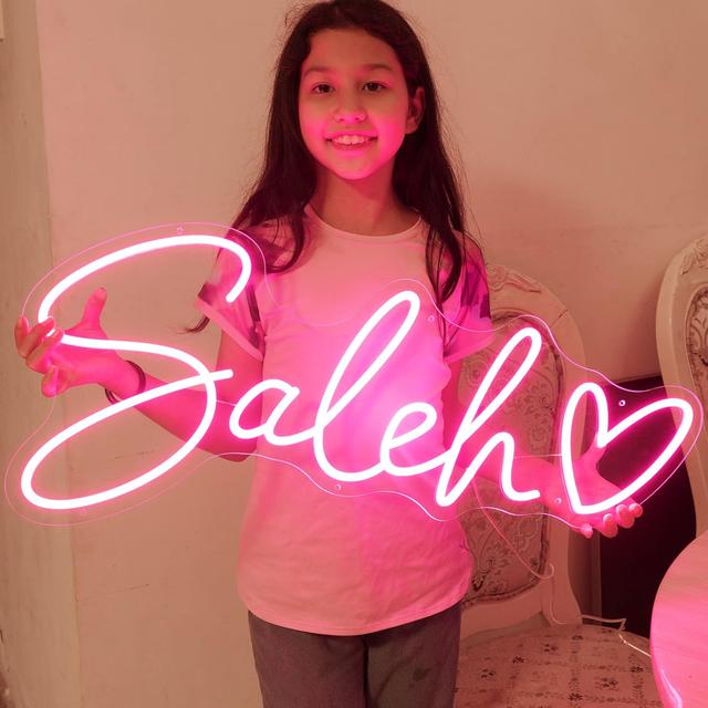 Product image of IbayNawi Custom Neon Signs, Custom LED Neon Light Sign Customizable for Wedding Birthday Gifts, Personalized Name Sign for Bar Salon Beauty Business Decor