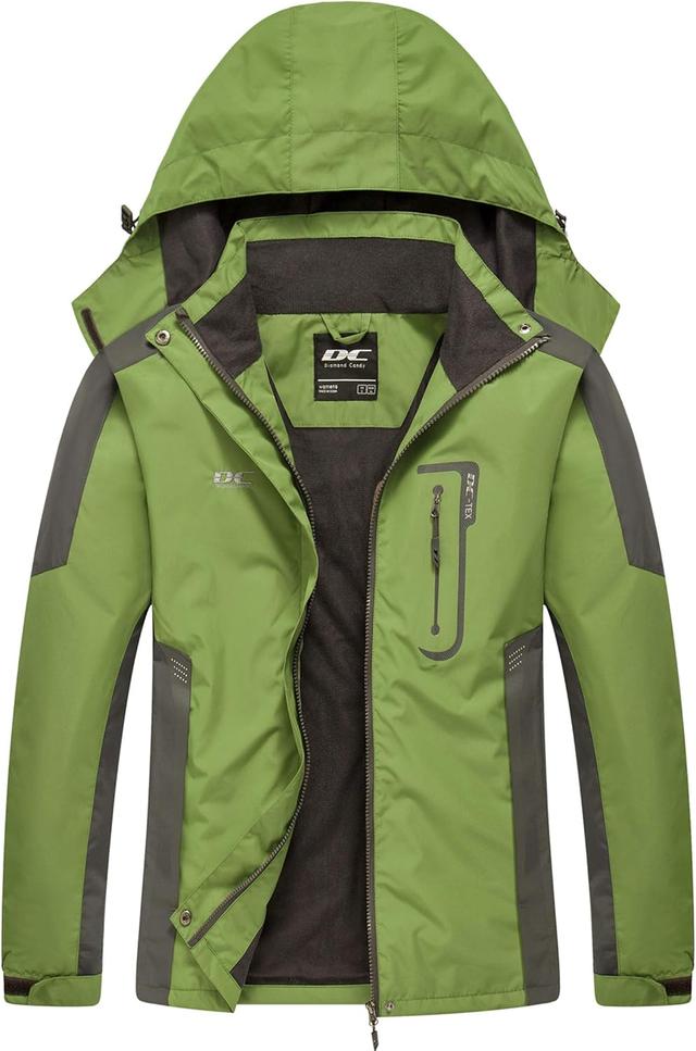 Product image of Diamond Candy Waterproof Rain Jacket Women Lightweight Outdoor Raincoat Hooded for Hiking skiing