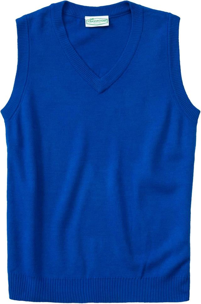 Product image of Classroom School Uniforms Men's Plus Size Adult Unisex V-Neck Sweater Vest