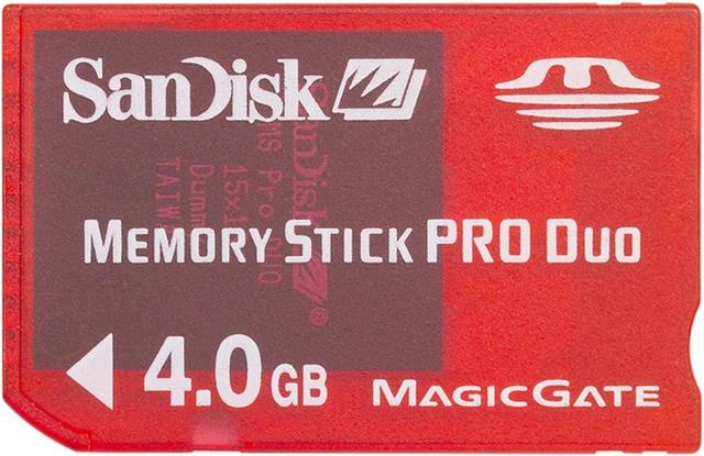 Product image of SanDisk SDMSG-4096-A11 4GB Memory Stick PRO Duo for PSP Gaming