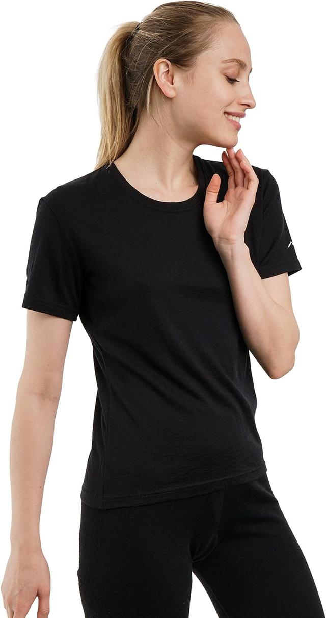 Product image of Merino.tech Merino Wool Shirt Women - 100% Merino Wool Base Layer Women Short Sleeve Tee
