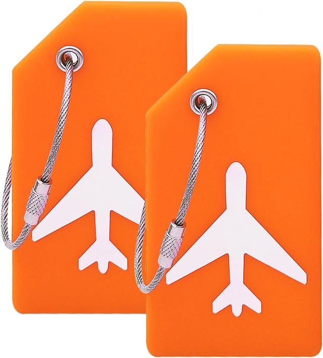 Product image of Silicone Luggage Tag with Name ID Card Perfect to Quickly Spot Luggage Suitcase