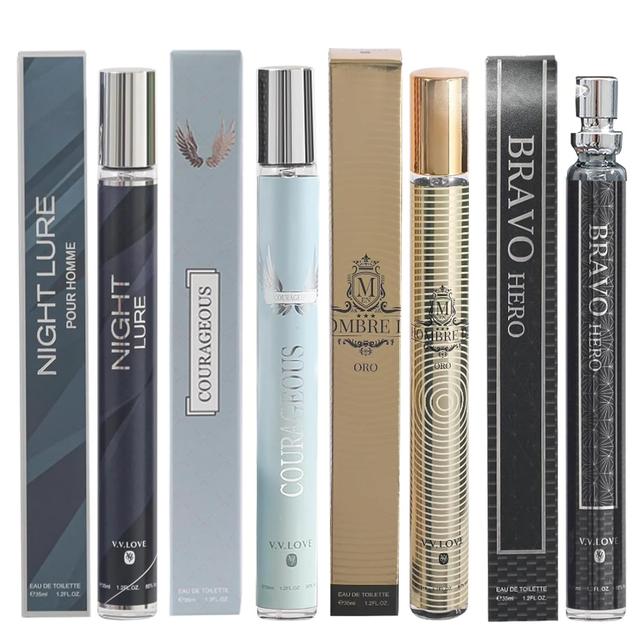 Product image of 4 Pack Men Cologne for Men(4x35ml),Fathers Day Gift for Husband,Gifts for Him,Eau de Toilette,Ideal for Trials,Gifting,or Mix-and-Match.Travel Size Perfume,Natural Spray Long Lasting Gift