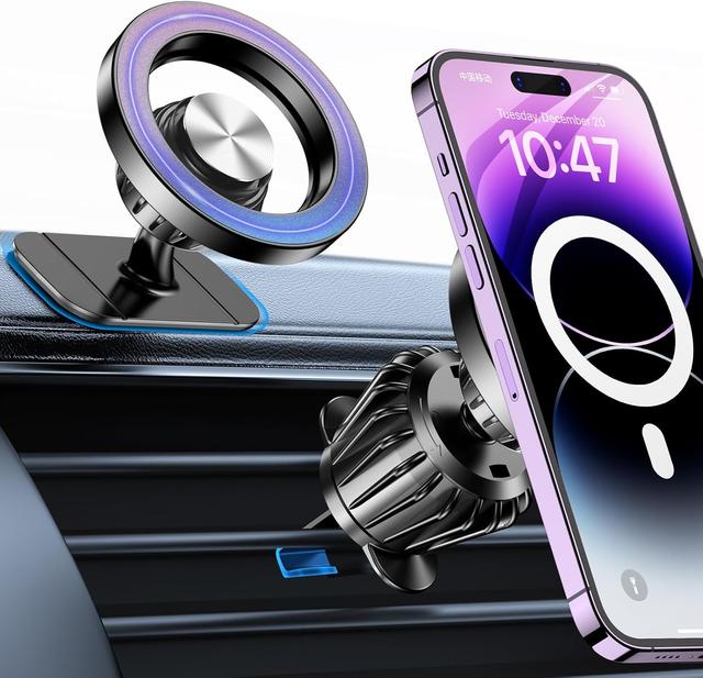 Product image of Kaistyle for Magsafe Car Mount【20 Strong Magnets】Magnetic Phone Holder for Car Phone Holder Mount Dash【360°】Cell Phone Holders for Your Car Accessories for Women Men iPhone 16 Pro Max 15 14 13 12 Plus
