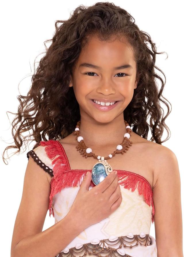 Product image of Disney Moana 2 Moana's Necklace Magical Sea Shell Star Light-Up Necklace for Girls Role Play and Dress Up, Officially Licensed, Great Birthday & Holiday Gift