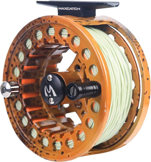 Product image of M MAXIMUMCATCH Maxcatch ECO Large Arbor Fly Fishing Reel (3/4wt 5/6wt 7/8wt) and Pre-Loaded Fly Reel with Line Combo