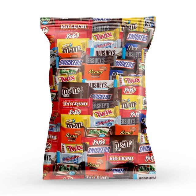 Product image of Bulk Variety Pack of Fun Size Chocolate Candy - Individually Wrapped Chocolate Mix for Parties, Gift Bags, and Everyday Treats (2 LB)