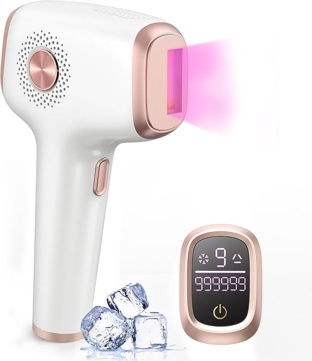 Product image of INNZA IPL Hair Removal with Ice Cooling Care Function for Women,999,999 Flashes Painless IPL Hair Remover, Hair Removal Device for Armpits Legs Arms Bikini Line,Use Only with Original Adapter