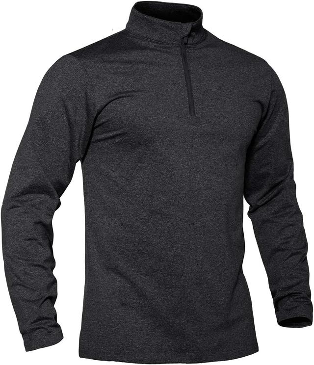 Product image of TACVASEN Men's Quarter Zip Up Pullover Long Sleeve Sweatshirt 1/4 Zip Golf Shirt Winter Fleece Lined Thermal Pullover