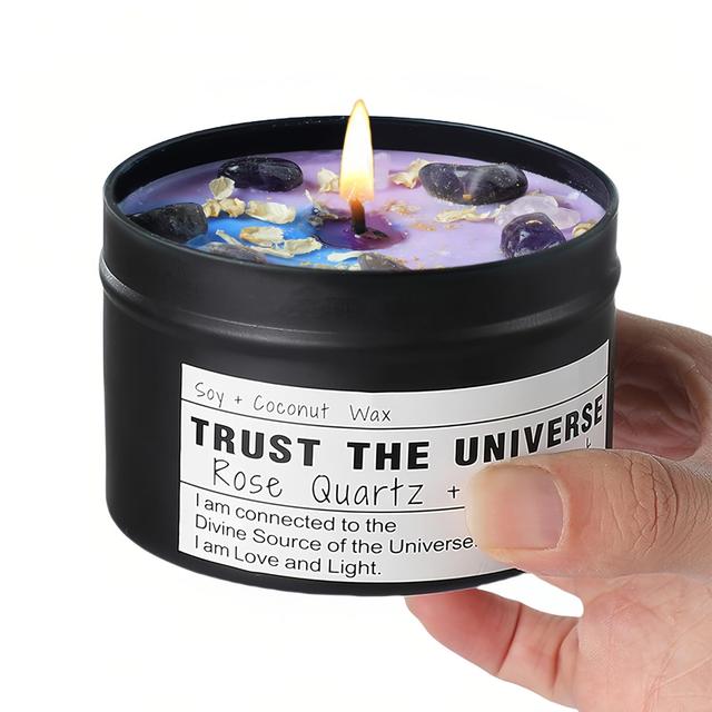 Product image of Healing Candles, Manifestation Candles, Magical Gifts, Energy, Chakras, Desire Law of Attraction, Handmade Candles Birthday Gifts. (TRUST THE UNIVERSE)