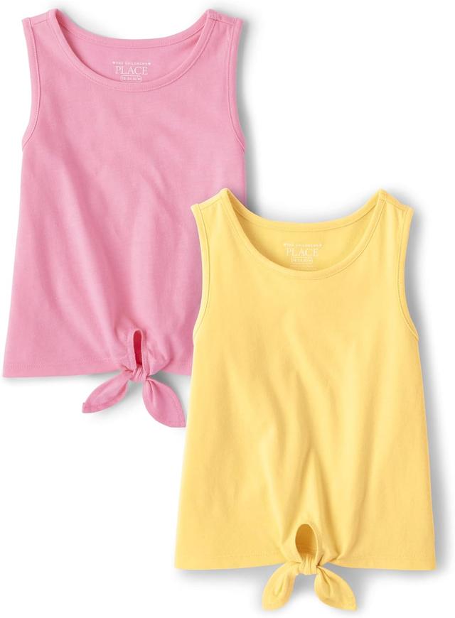 Product image of The Children's Place Baby Girls' and Toddler Tie Front Tank Tops