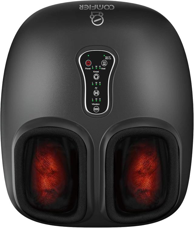 Product image of COMFIER Shiatsu Foot Massager with Heat, Vibration,Rolling Compression Feet Massager Machine for Plantar Fasciitis,Neuropathy Pain,Gifts for Her,Him Fits Size up to 13“ Multiple Modes