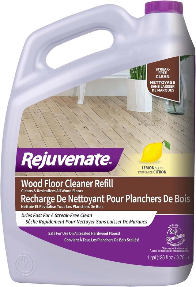 Product image of Rejuvenate High-Performance Professional Hardwood Floor Cleaner Streak-Free Formula Eliminates The Toughest Dirt and Grime with Little Effort 128oz