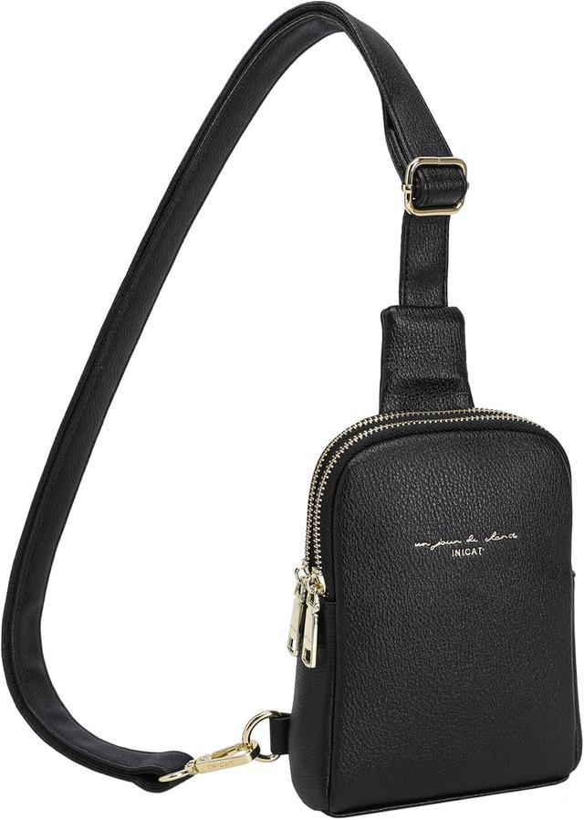 Product image of INICAT Travel Small Sling Bag Leather Crossbody Bags for Women Fanny Packs Cross Body Bag for Woman Cross Body Purses