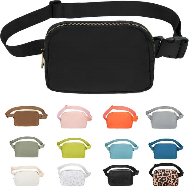 Product image of VOROLO Fanny Pack For Women And Men Crossbody Bag Belt Bag with Adjustable Strap Graduation Gifts Black