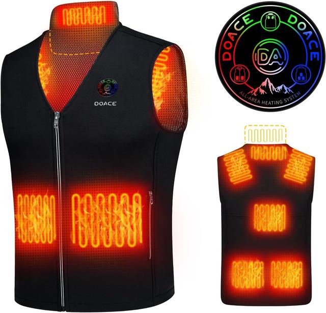 Product image of DOACE Heated Vest for Men and Women, Smart Heating Vest Rechargeable, Battery Not Included