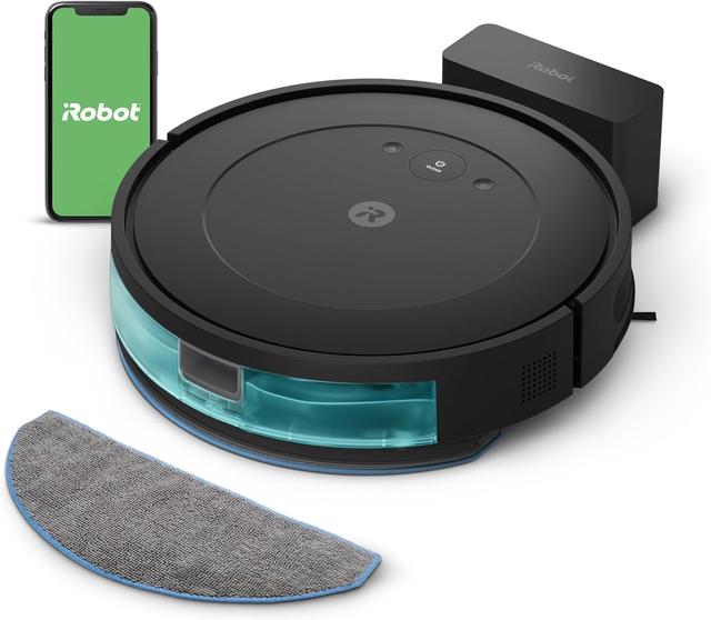 Product image of iRobot Roomba Robot Vacuum and Mop Combo (Y0140) - Vacuums and mops, Easy to use, Power-Lifting Suction, Multi-Surface Cleaning, Smart Navigation Cleans in Neat Rows, Self-Charging, Works with Alexa