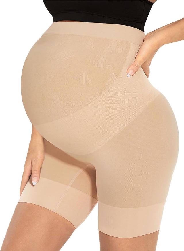 Product image of Narcissus Bump Proud Seamless Maternity Shapewear, Mid-Thigh Underwear - Maternity Dress for Baby Shower