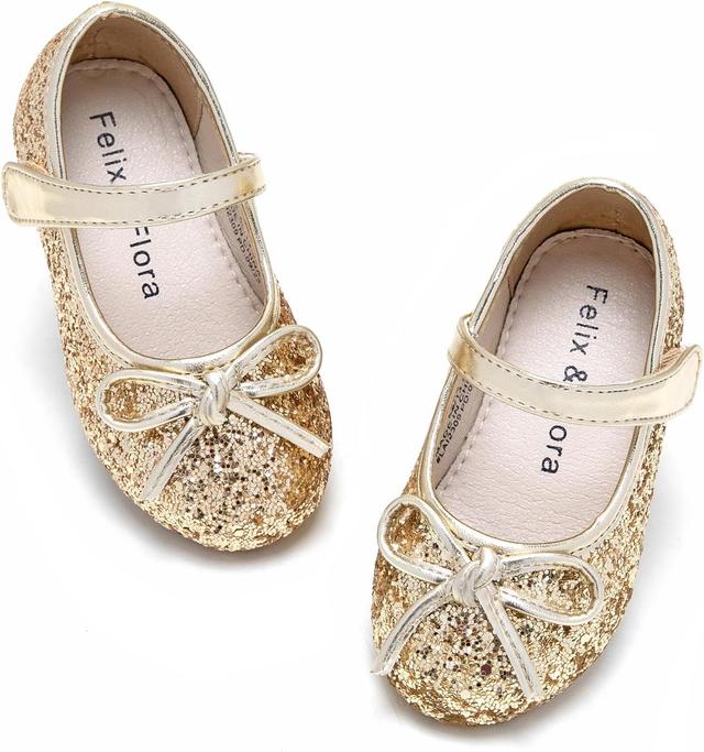 Product image of Felix & Flora Toddler Flower Girl Dress Shoes - Girl Ballet Flats Party School Shoes Wedding