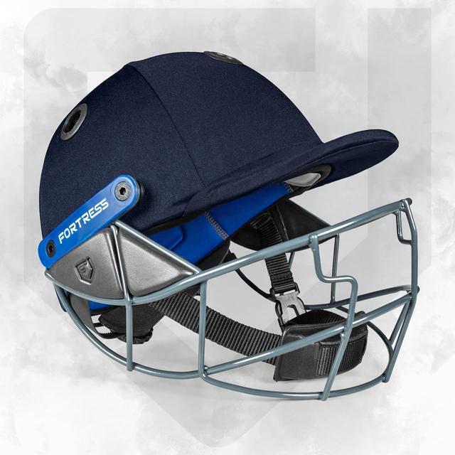 Product image of Fortress Pro STL Cricket Helmet - Proffesional Grade Cricket Helmet for Junior, Youth & Senior Players | 3 Sizes | Adjustable Cricket Helmets | 4 Color Options