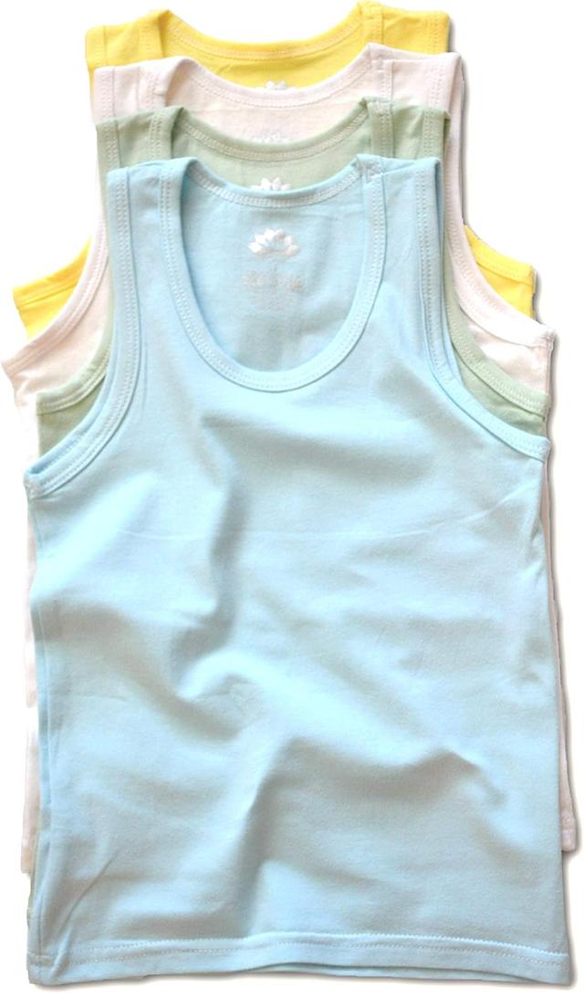 Product image of Premium 4 Pack Super Soft Boys Girls Unisex Tagless Toddler Baby Tank Top Undershirts