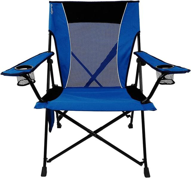 Product image of Kijaro Dual Lock Folding Camp Chairs - Versatile for Sports, Outdoors & Lawns - Locks Positions - Maldives Blue