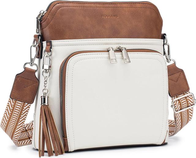 Product image of Crossbody Purse for Women,Lightweight Medium Crossbody Bag Soft Leather Women's Shoulder Handbags with Tassel