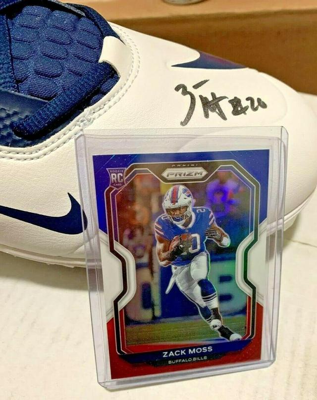 Product image of Zach Moss Buffalo Bills Signed Autographed Nike Football Cleat Beckett COA