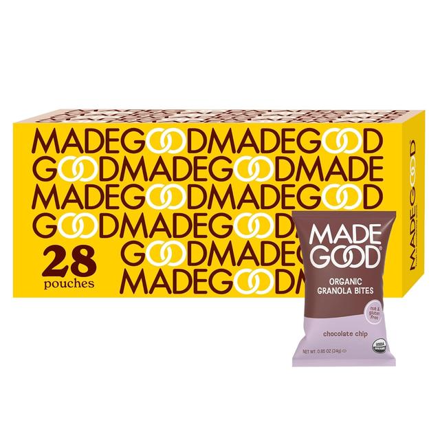 Product image of MadeGood Chocolate Chip Granola Minis, 28 Count, Organic and Delicious Snacks