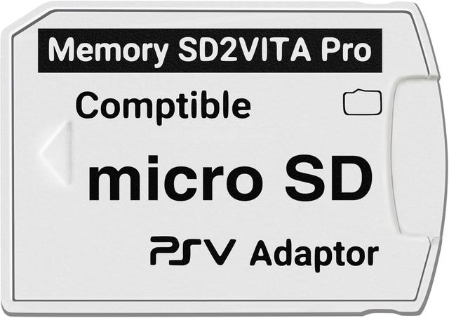 Product image of SD2Vita 6.0 PS Vita Micro SD Memory Card Adapter, Ultimate 6.0 Version Compatible with PSV 1000/2000 3.65 HENkaku Enso System