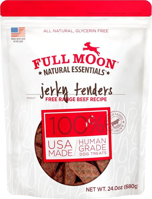 Product image of Full Moon All Natural Essentials Beef Jerky Tenders Free Range Human Grade 24 oz