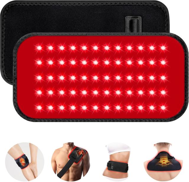 Product image of Red Light Therapy Belt, Infrared Light Therapy for Body, Wearable Wrap with Timer for Back Shoulder Waist Muscle Pain Relief, Improve Joint Inflammation, Red Light Therapy for Body