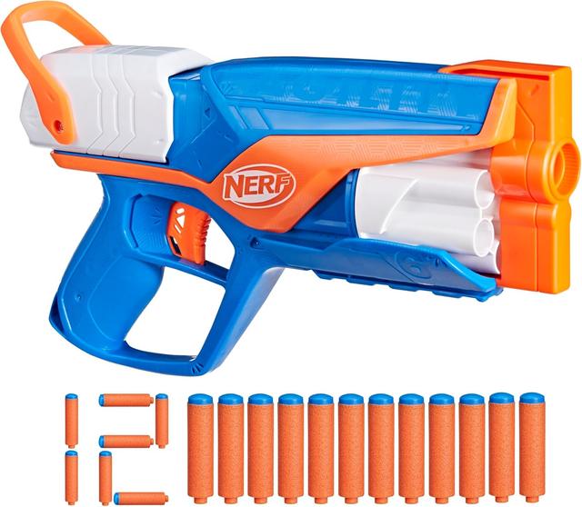 Product image of Nerf N Series Agility Blaster, 12 N1 Darts Compatible Only N Series Blasters, 6 Dart Drum, Kids Outdoor Games