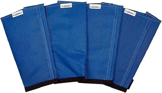 Product image of SHOOFLY Horse Leggins, Patented Loose Fitting Fly Boots, Breathable Plastic Mesh (Blue/Medium)