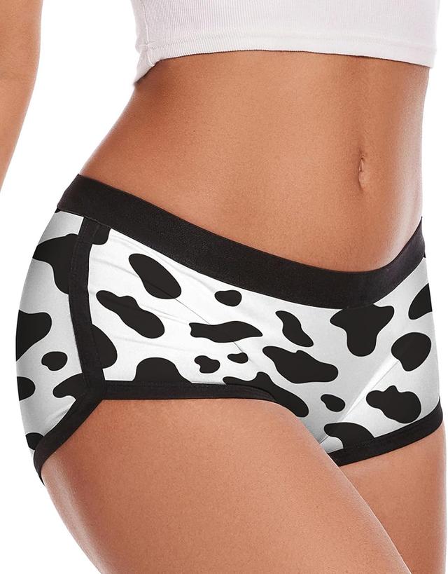 Product image of Aueyan Womens Boyshorts Panties Stretchy Boxer Briefs Novelty Lounge Sleep Shorts
