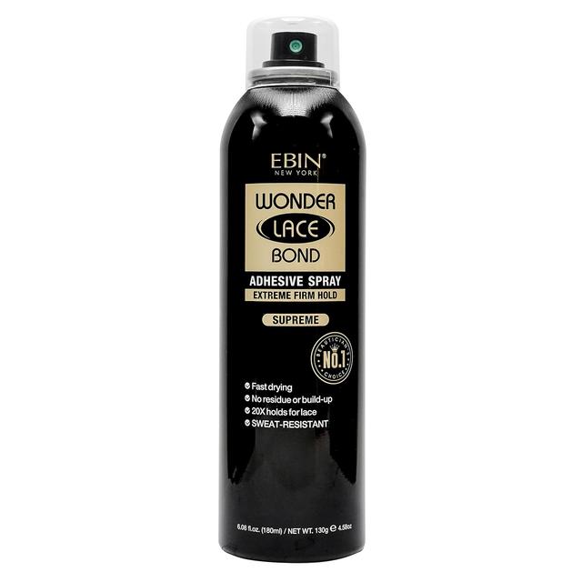Product image of EBIN NEW YORK Wonder Lace Bond Adhesive Spray Supreme - Extreme Firm Hold 6.08oz/ 180mL | Supreme Use, Fast Drying, No Residue, No Build-up, Powerful Hold, All-Day Hold, Easy Daily Wig Install