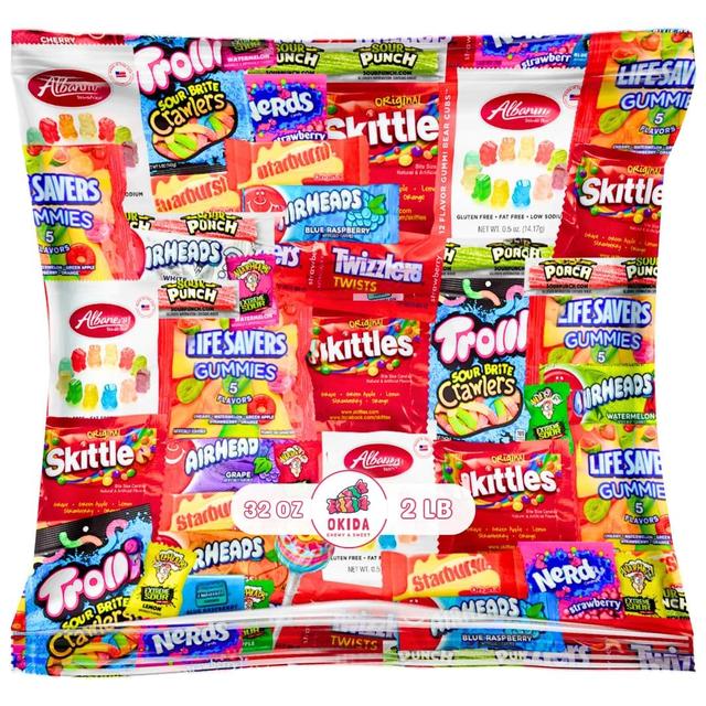 Product image of Assorted Candy Variety Pack - Individually Wrapped Party Candy Assortment - Candy For Every Occasion! (32 Ounces)